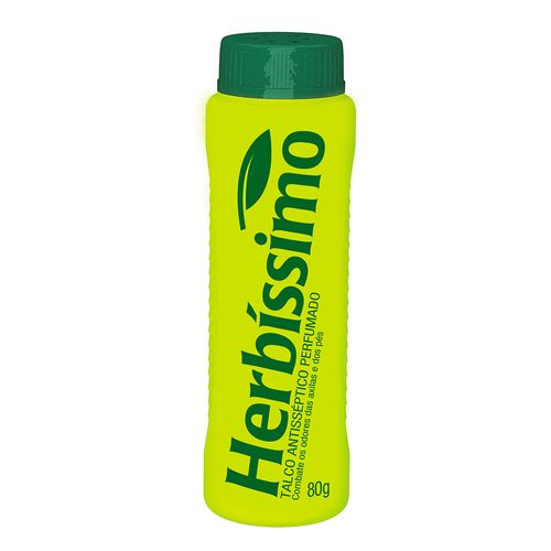 Talco Antisséptico Herbíssimo Perfumado 80G