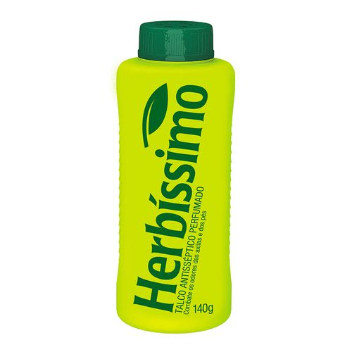 Talco Antisséptico Herbíssimo Perfumado 140G