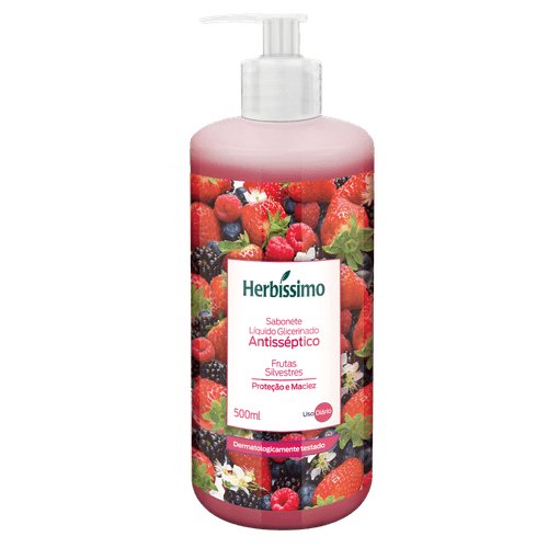 Sabonete Liquido Antisseptico Herbissimo Frutas Silvestres 500ml