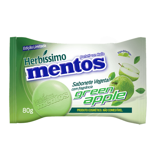 Sabonete Vegetal Herbíssimo Mentos Green Apple