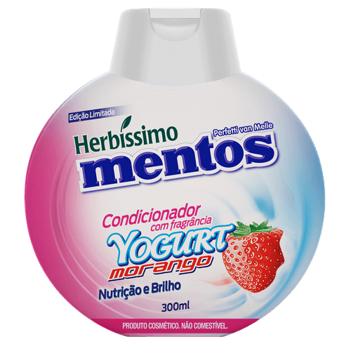 Herbíssimo Mentos Condicionador Yogurt Morango