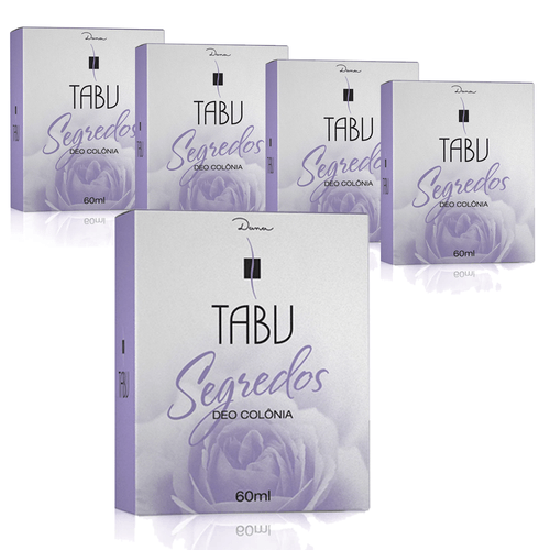 Kit Deo Colônia Tabu Segredos 60Ml c/5
