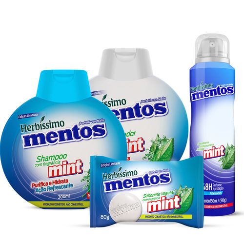 Kit Herbíssimo Mentos Mint - 4 unidades