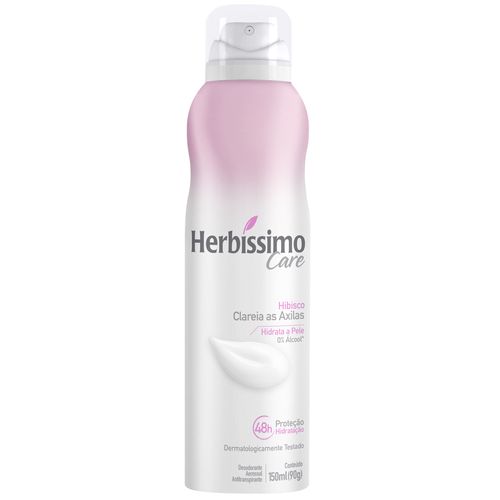 Desodorante Aerossol Antitranspirante Herbíssimo Care Hibisco