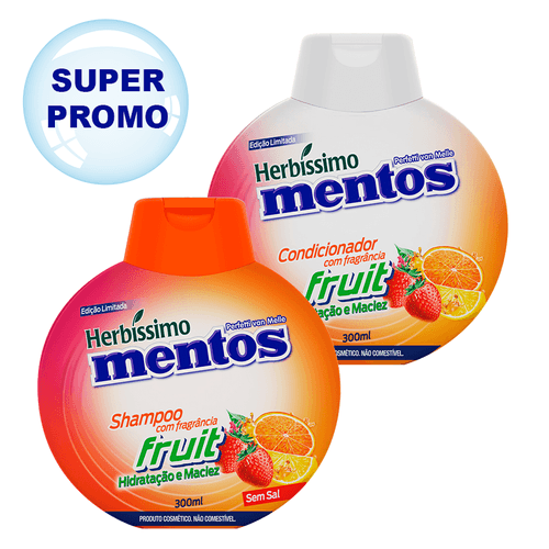 Kit Herbissimo Mentos Shampoo e Condicionador Fruit