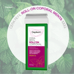 Kit-Cera-Refil-Roll-On-Corporal-Depilsam-Menta-100G