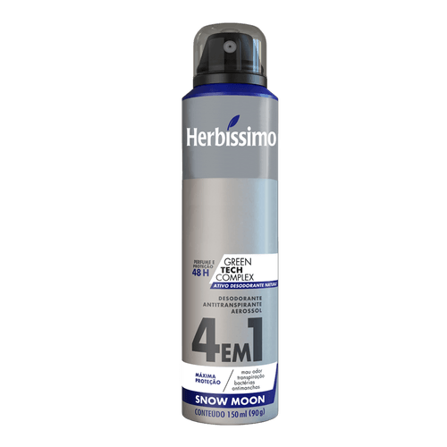 Desodorante Aerosol Antitranspirante Herbíssimo Snow Moon 150Ml