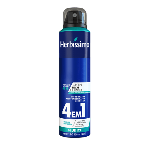 Desodorante Aerosol Antitranspirante Herbíssimo Blue Ice 150Ml