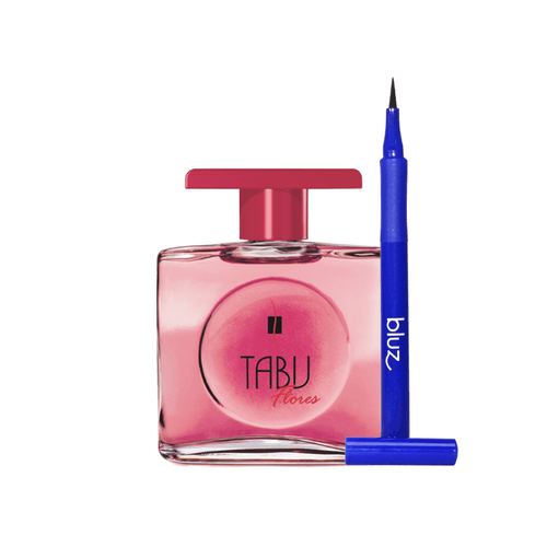 Kit Deo Colônia Tabu Flores 60Ml + Caneta Delineadora para Olhos Bluz Midnight 1,2ml Preta