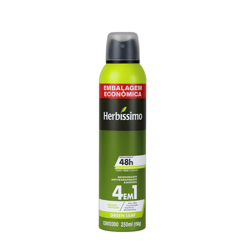 Desodorante Aerosol Antitranspirante Herbíssimo Green Leaf 250Ml