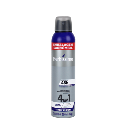 Desodorante Aerosol Antitranspirante Herbíssimo Snow Moon 250Ml