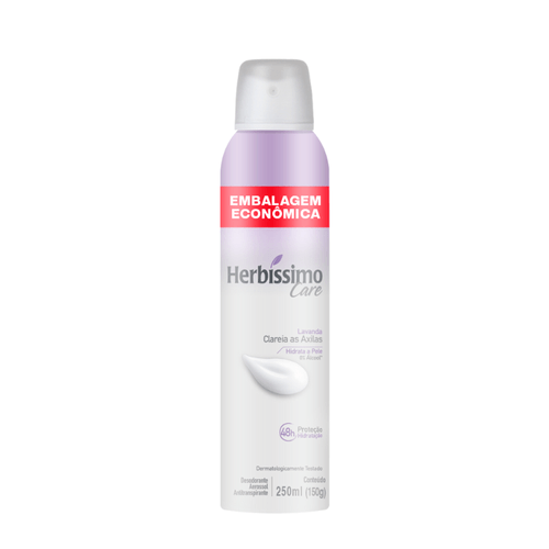 Desodorante Aerossol Antitranspirante Herbíssimo Care Lavanda 250ML