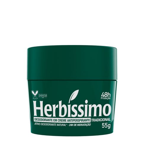 Desodorante Creme Antitranspirante Tradicional Herbíssimo 55G