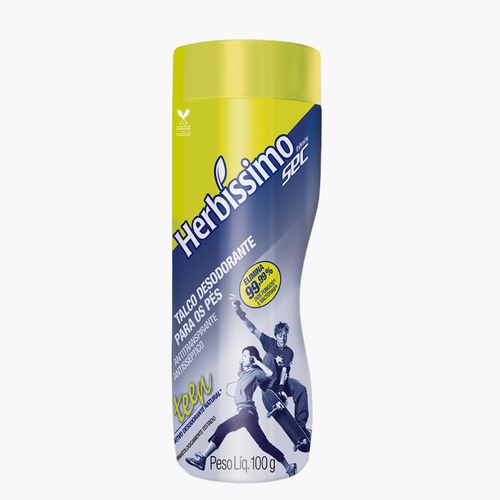 Talco Herbíssimo Sec Teen 100G